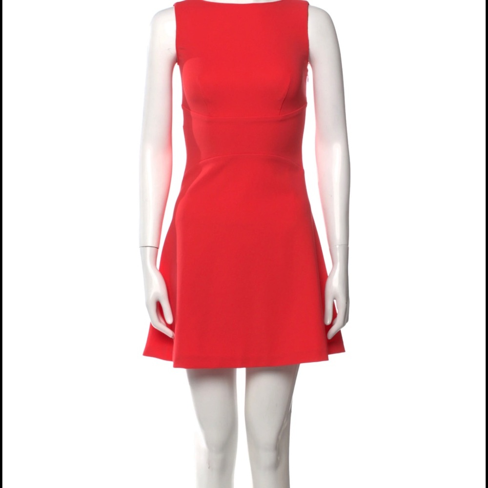 Red Milly dress great condition size 4, gold zipper on the back